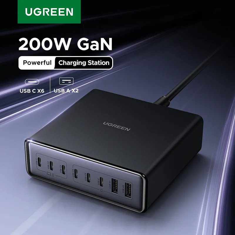 מטען UGREEN GaN 200W