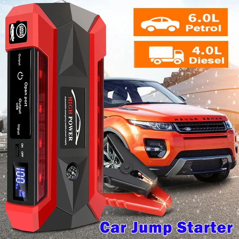 מכשיר התנעה נייד לרכב 12V