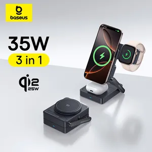 מטען אלחוטי מגנטי Baseus Qi2 25W