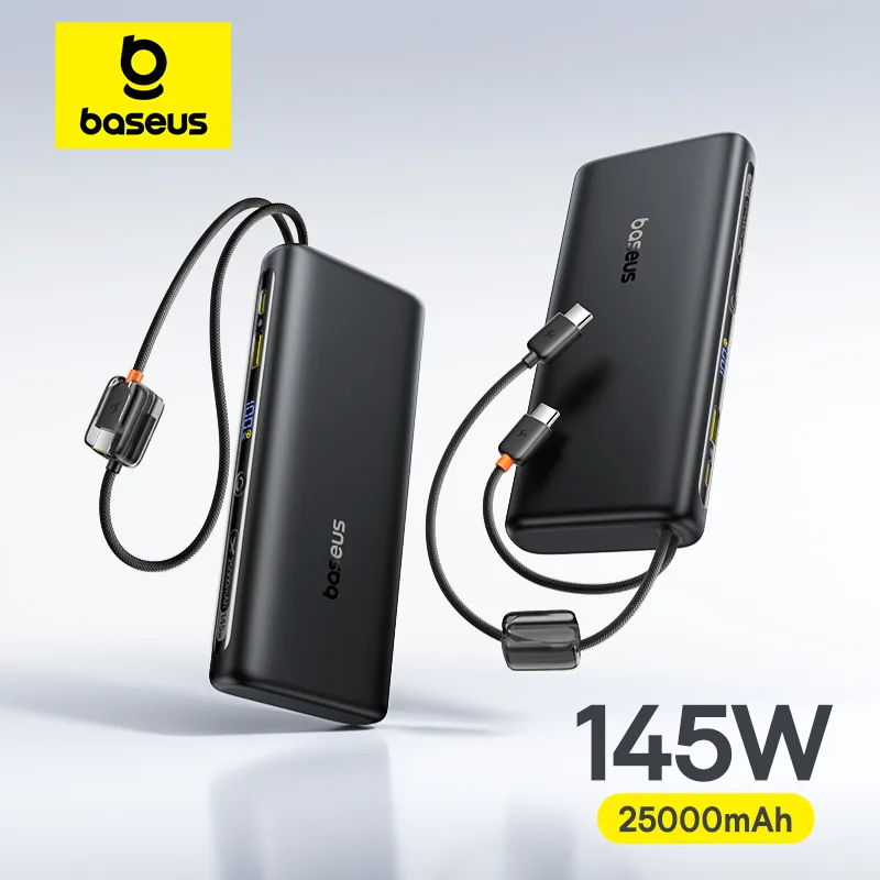 כבל Baseus 25000mAh 145W
