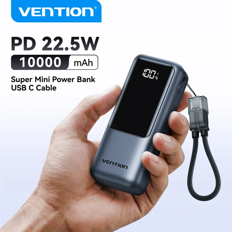 סוללת גיבוי ניידת Vention 10000mAh 5W