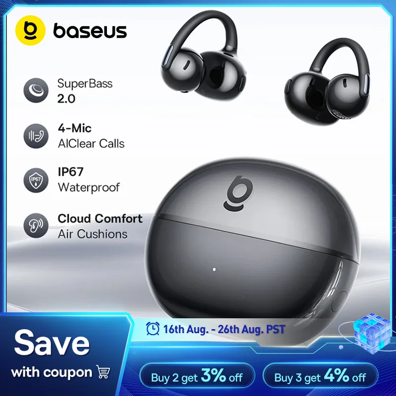 אוזניות Baseus ENC MC2