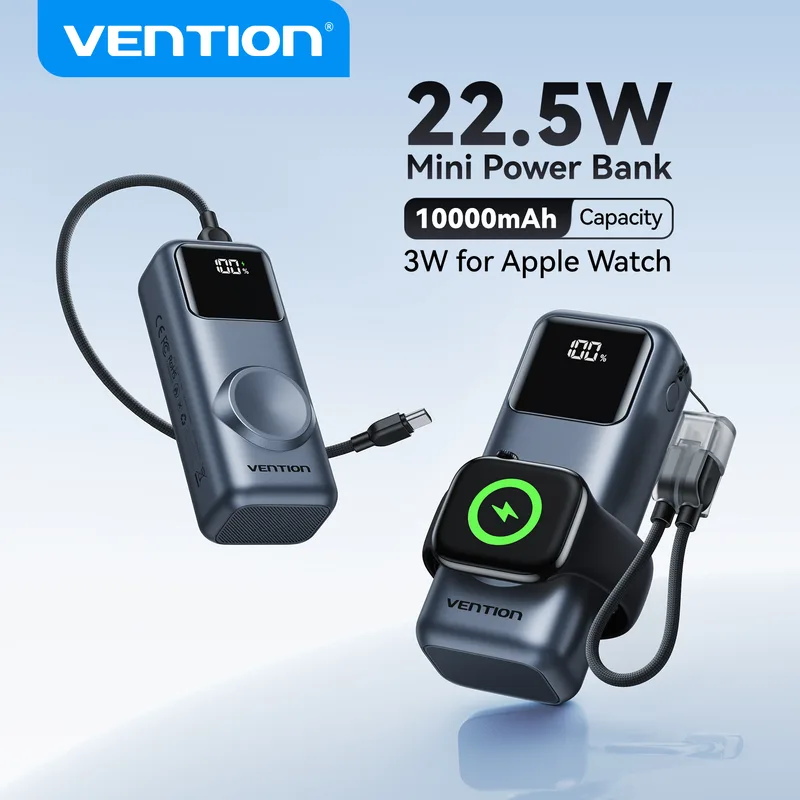 סוללת גיבוי Vention 10000mAh 5W