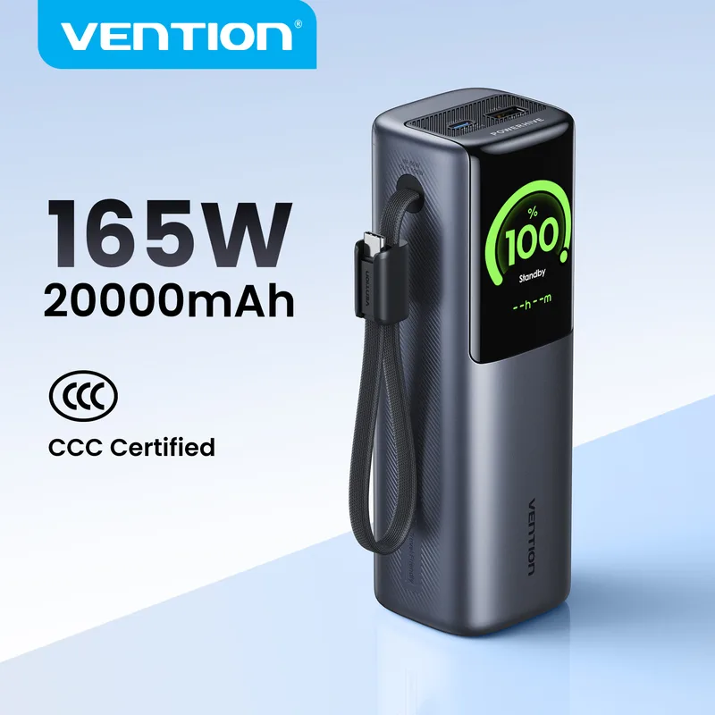 מטען מהיר למחשב Vention 165W 20000mAh